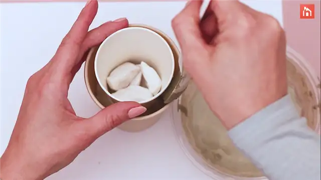 DIY (своими руками) простой Бетонная сажалка (12)