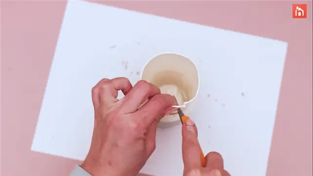 DIY (своими руками) простой Бетонная сажалка (18)