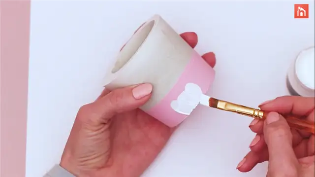 DIY (своими руками) простой Бетонный плантатор (26