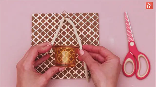 DIY (своими руками) настенный держатель свечи (16)