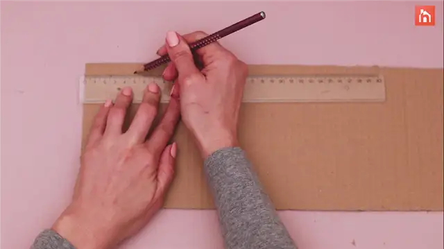 DIY (своими руками) картонный органайзер для карандашей (1)