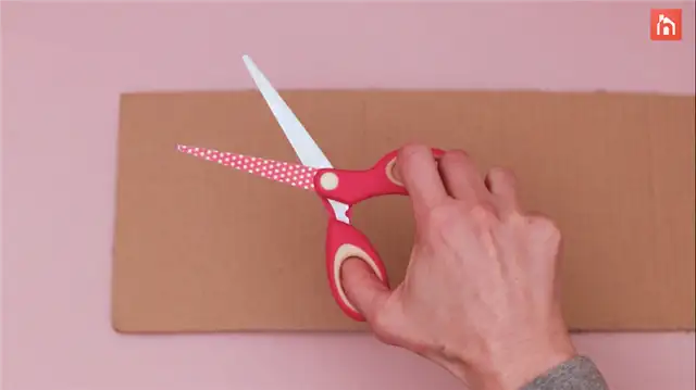 DIY (своими руками) картонный органайзер для карандашей (7)