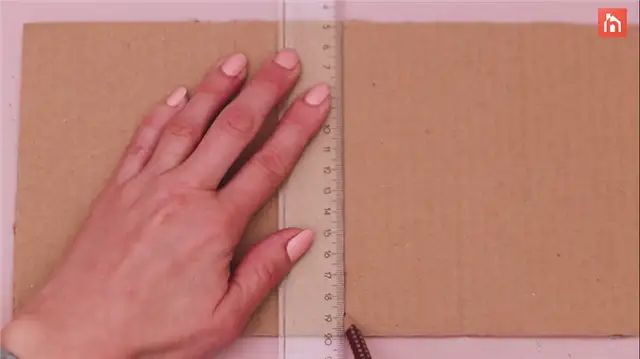 DIY (своими руками) картонный органайзер для карандашей (6)