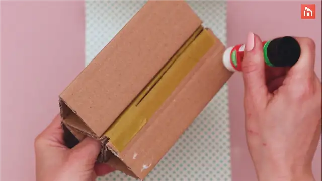 DIY (своими руками) органайзер для карандашей из картона (28)