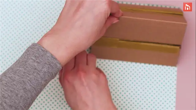 DIY (своими руками) органайзер для карандашей из картона (25)