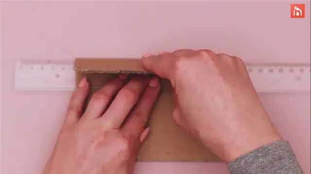 DIY (своими руками) органайзер для карандашей из картона (12)