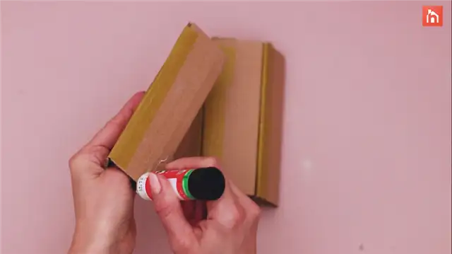 DIY (своими руками) органайзер для карандашей из картона (21)