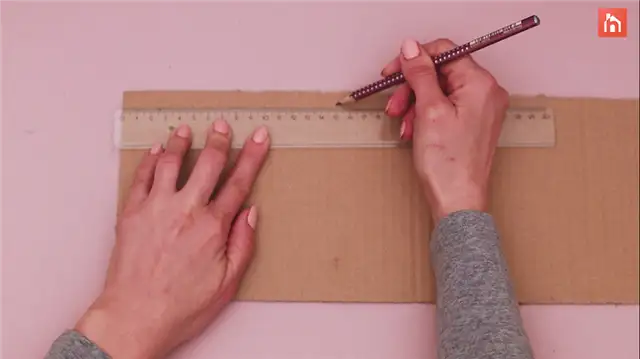 DIY (своими руками) органайзер для карандашей из картона (3)