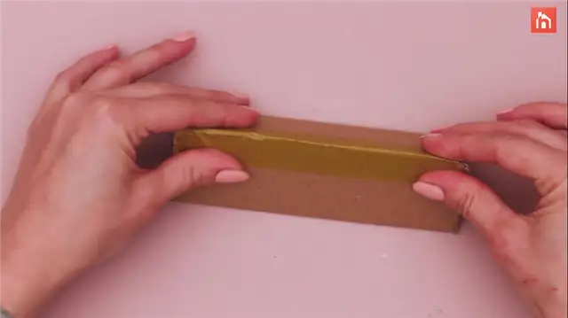 DIY (своими руками) органайзер для карандашей из картона (16)