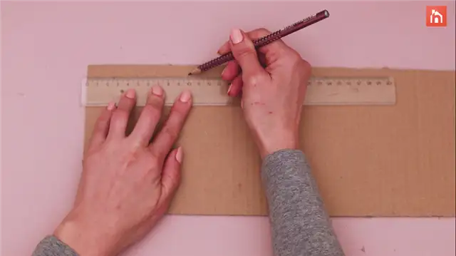 DIY (своими руками) органайзер для карандашей из картона (2)