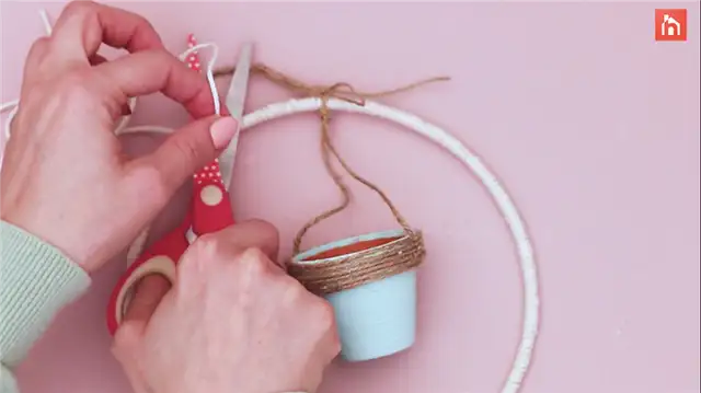 DIY (своими руками) minin подвесной плантатор (38)