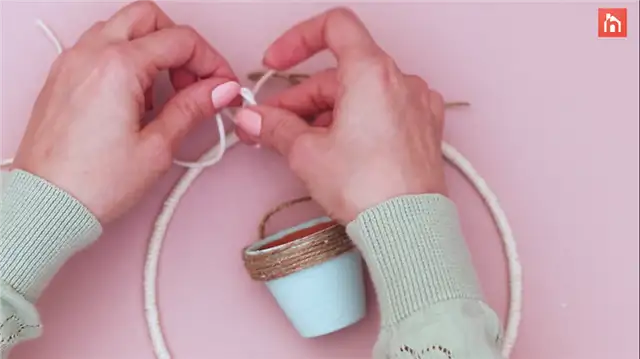DIY (своими руками) minin подвесной плантатор (34)