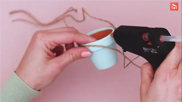 DIY (своими руками) minin подвесной плантатор (22)