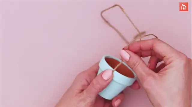 DIY (своими руками) minin подвесной плантатор (18)