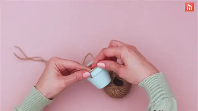 DIY (своими руками) minin hanging planter (21)