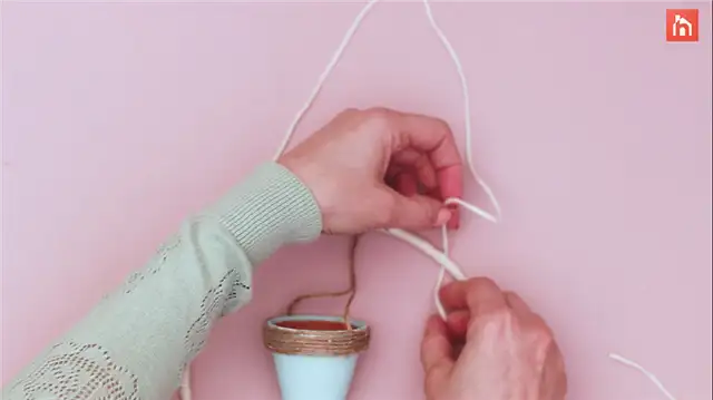 DIY (своими руками) minin подвесной плантатор (39)