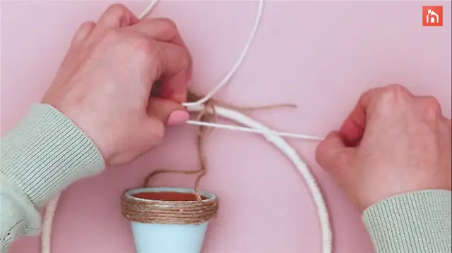 DIY (своими руками) minin подвесной плантатор (40)