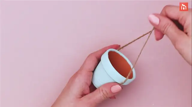 DIY (своими руками) minin подвесной плантатор (19)