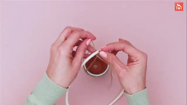 DIY (своими руками) minin подвесной плантатор (29)