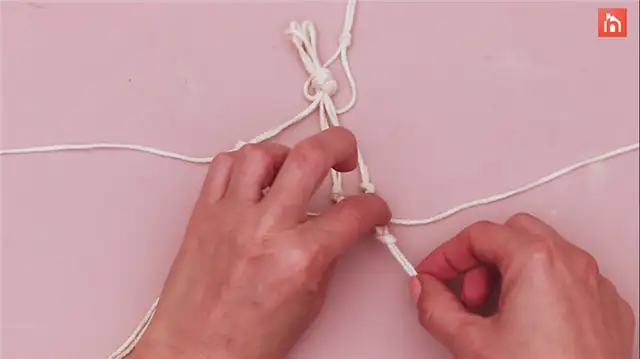 DIY (своими руками) macrame boho candle lantern (33)