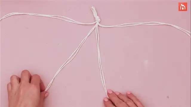 DIY (своими руками) macrame boho candle lantern (21)