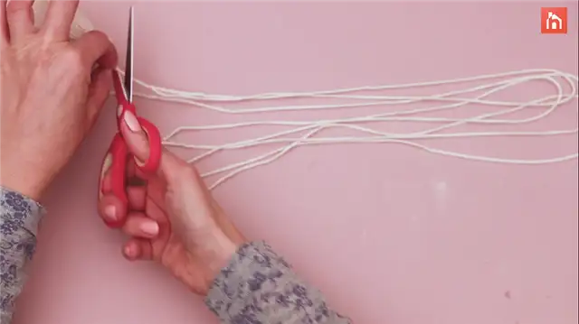 DIY (своими руками) macrame boho candle lantern (18)