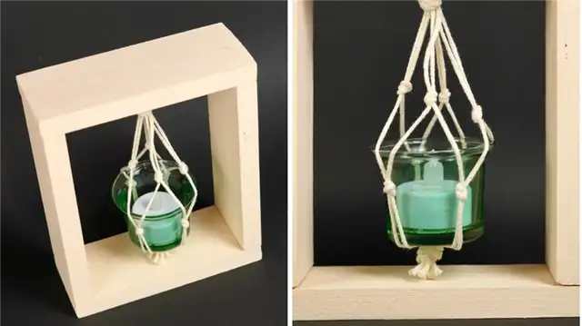 DIY (своими руками) бохо фонарь