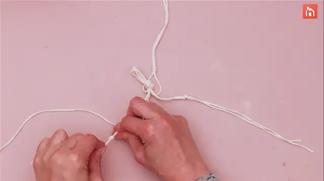 DIY (своими руками) macrame boho candle lantern (31)