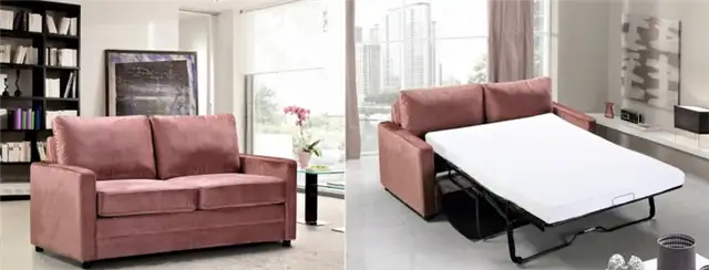 Диван-кровать Knightsville 7Velvet Square Arm Sofa Bed