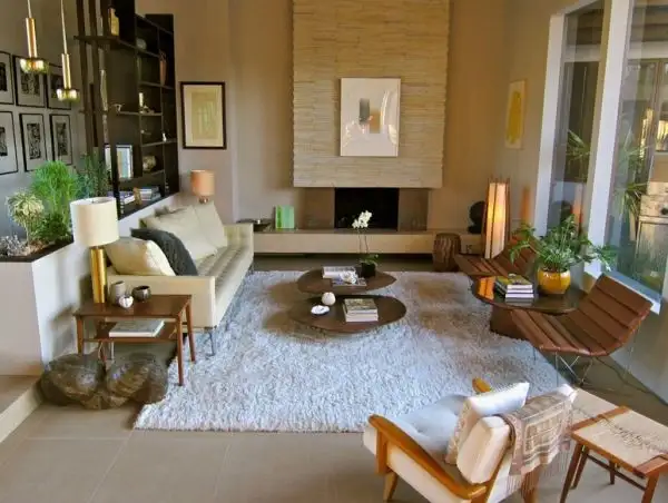 комната в стиле midcentury