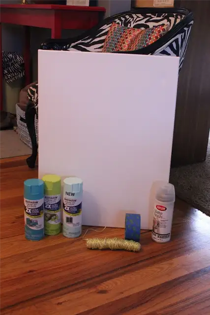 DIY (своими руками)-Abstract-Art-materials