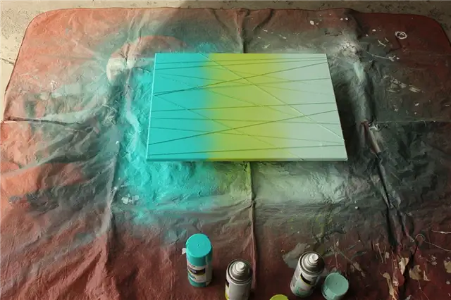 DIY (своими руками)-Abstract-Art-colorful-canvas