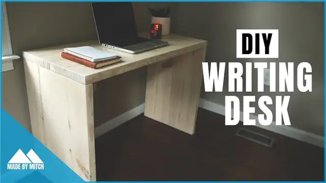 DIY (своими руками) Современный письменный стол