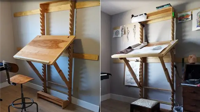 Стена standig стол DIY (своими руками)