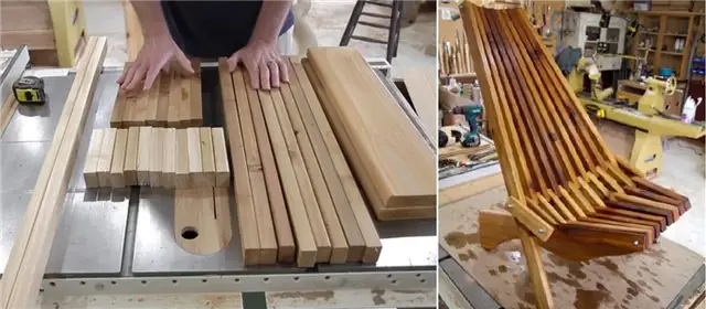 Современный деревянный стул diy