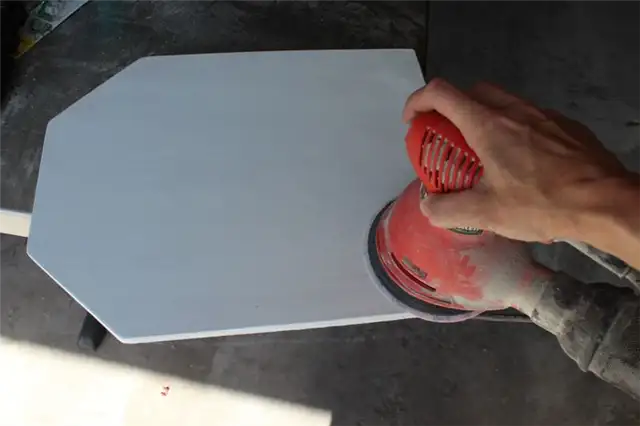 Надгробие DIY (своими руками) Chalkboard - высохшая грунтовка