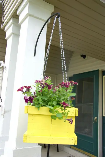 diy-hanging-basket-porch-yellow