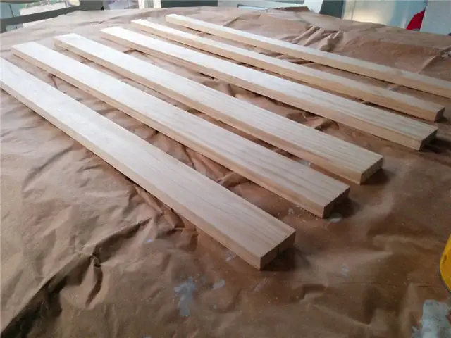 DIY (своими руками)-картина-сани-дерево-материалы