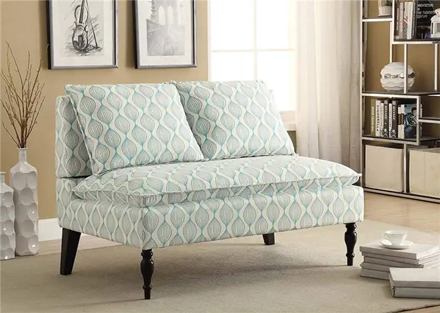 Любовный диван Marcella Settees с красочным рисунком