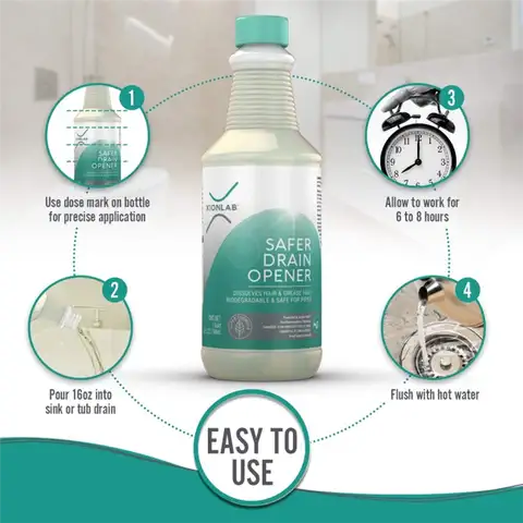 XIONLAB Safer Drain Clog Remover
