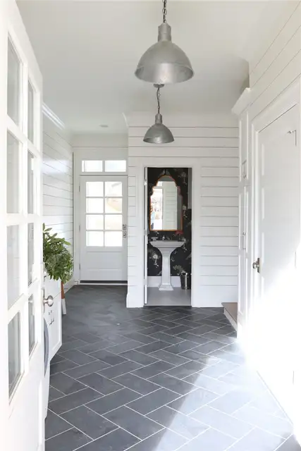 Плитка для пола Mudroom Slate Herringbone
