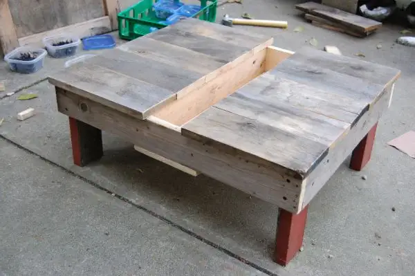 деревянный стол - diy