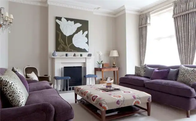 family-room-featuring-purple-sofas