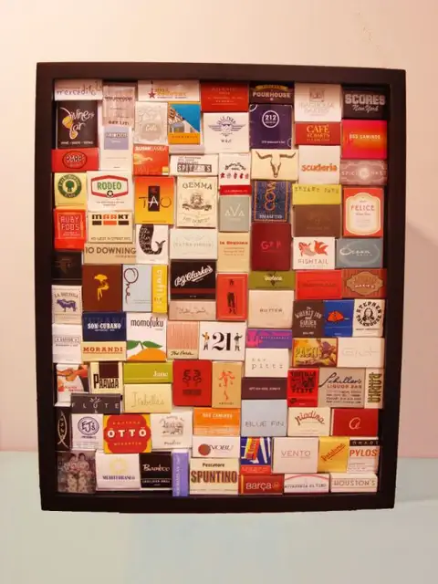 matchbookshadowboxcollage