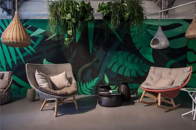 Крыло и кресло-качалка от Dedon furniture
