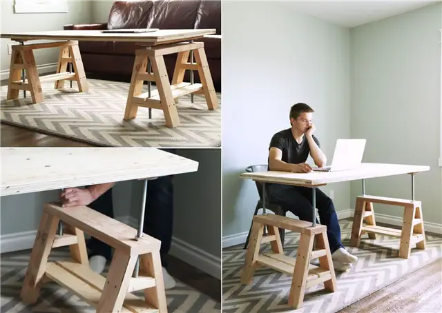 Кофейный столик DIY (своими руками) с откидным верхом