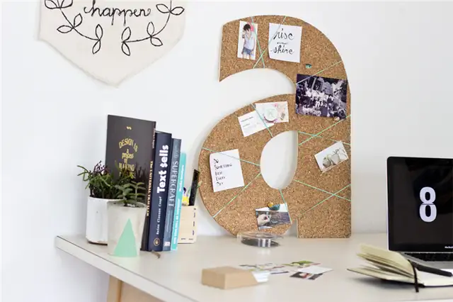 Буква пинборд DIY (своими руками)