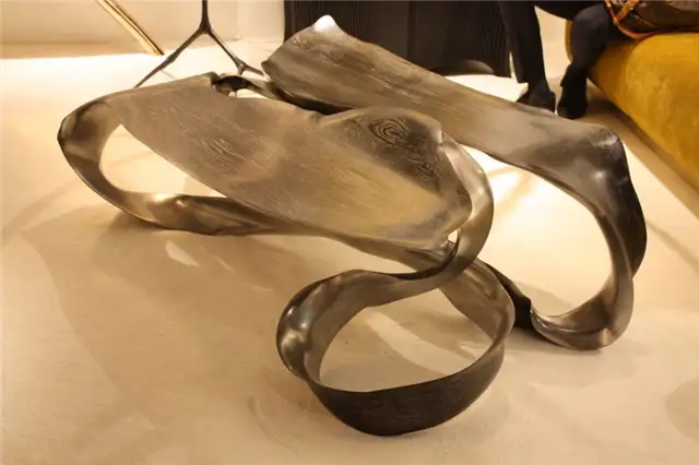 Marc Fish, Aluminum One Piece Low Table
