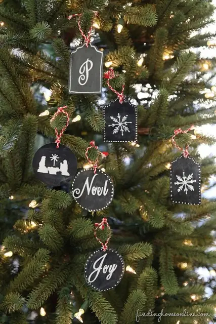 EasyNoPaintingChalkboardOrnaments