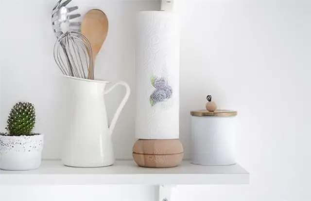 DIY (своими руками) Держатель бумажного полотенца